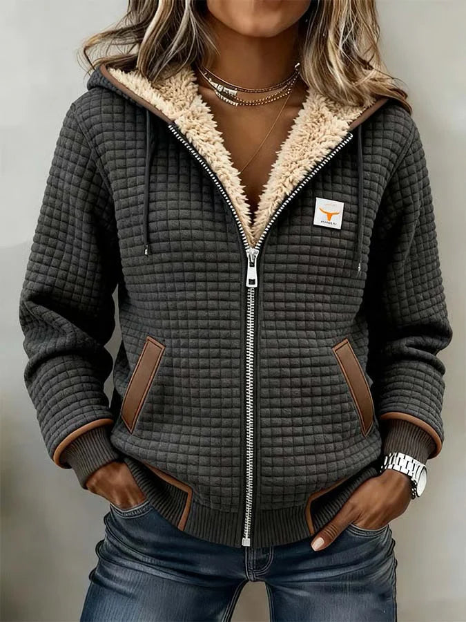 Freya | Zip hoodie i skandinavisk stil